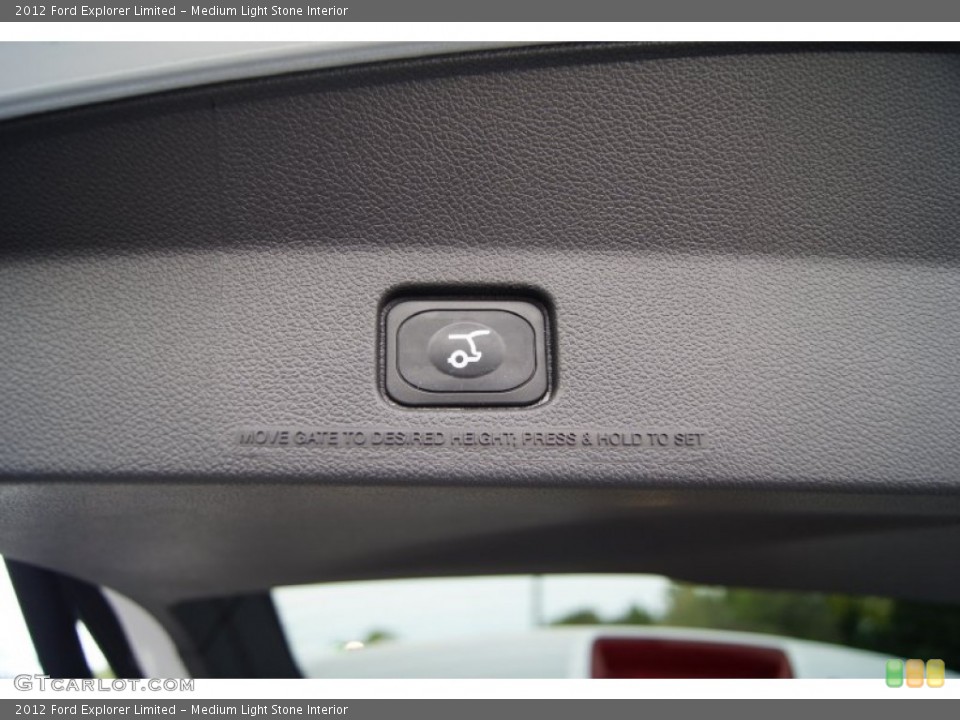 Medium Light Stone Interior Controls for the 2012 Ford Explorer Limited #52694985