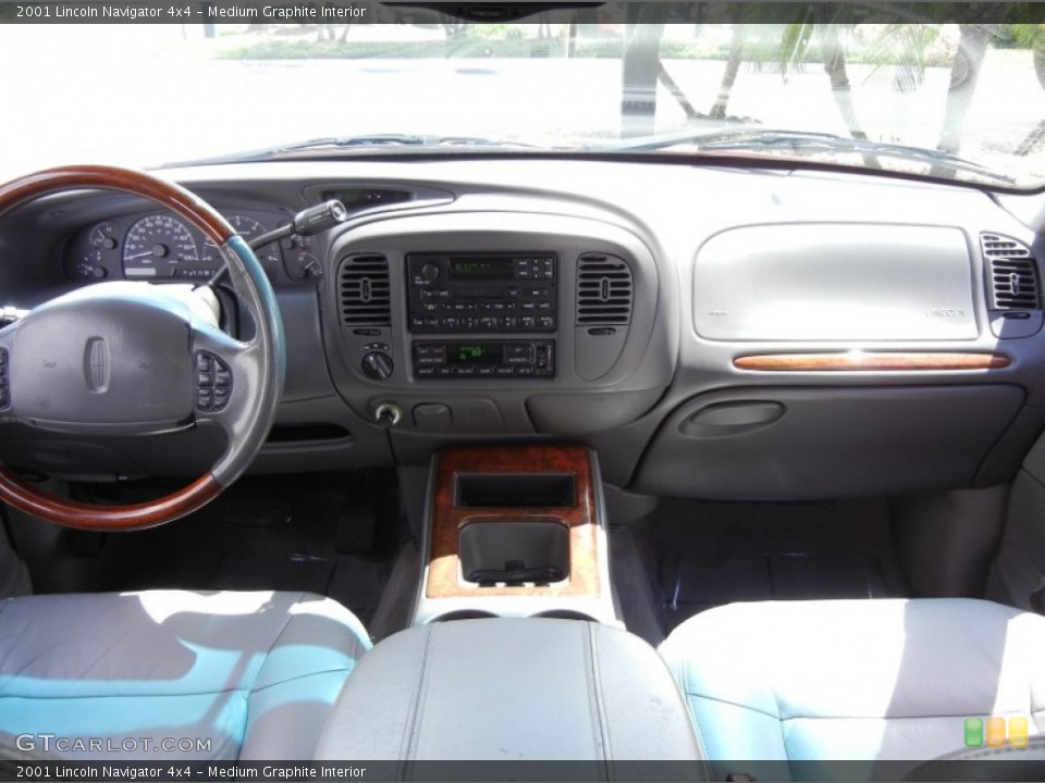 Medium Graphite Interior Dashboard for the 2001 Lincoln Navigator 4x4 #52695027