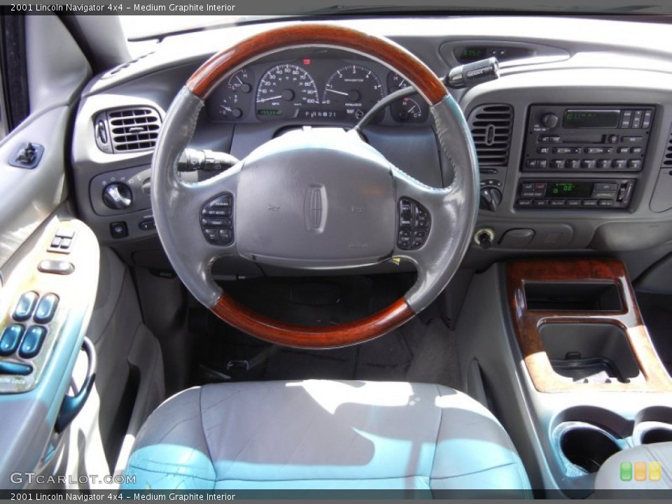 Medium Graphite Interior Dashboard for the 2001 Lincoln Navigator 4x4 #52695042