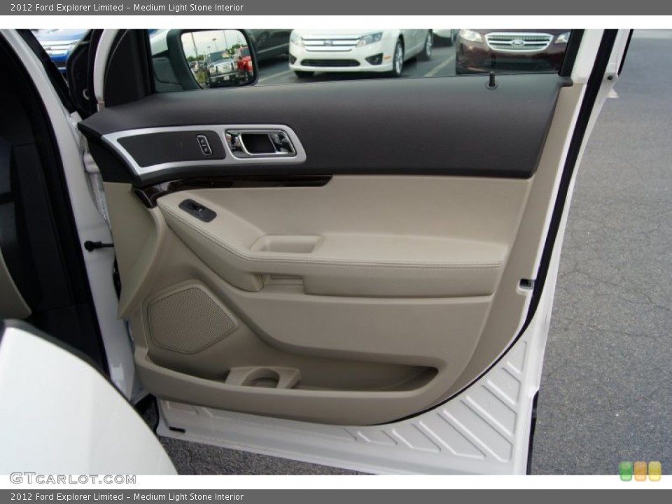 Medium Light Stone Interior Door Panel for the 2012 Ford Explorer Limited #52695060