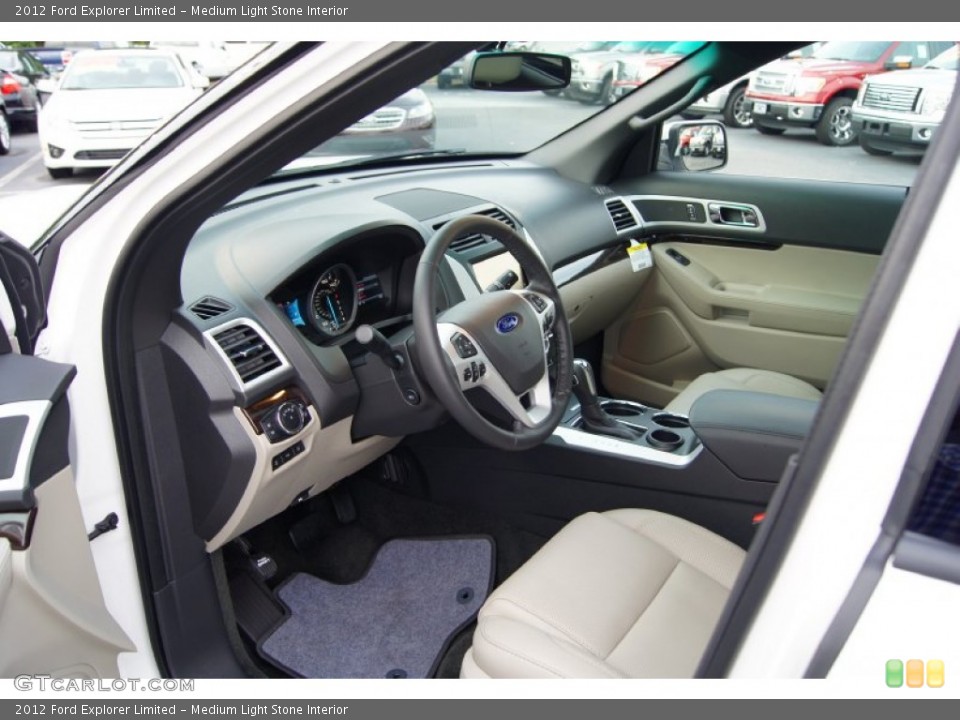 Medium Light Stone Interior Photo for the 2012 Ford Explorer Limited #52695186