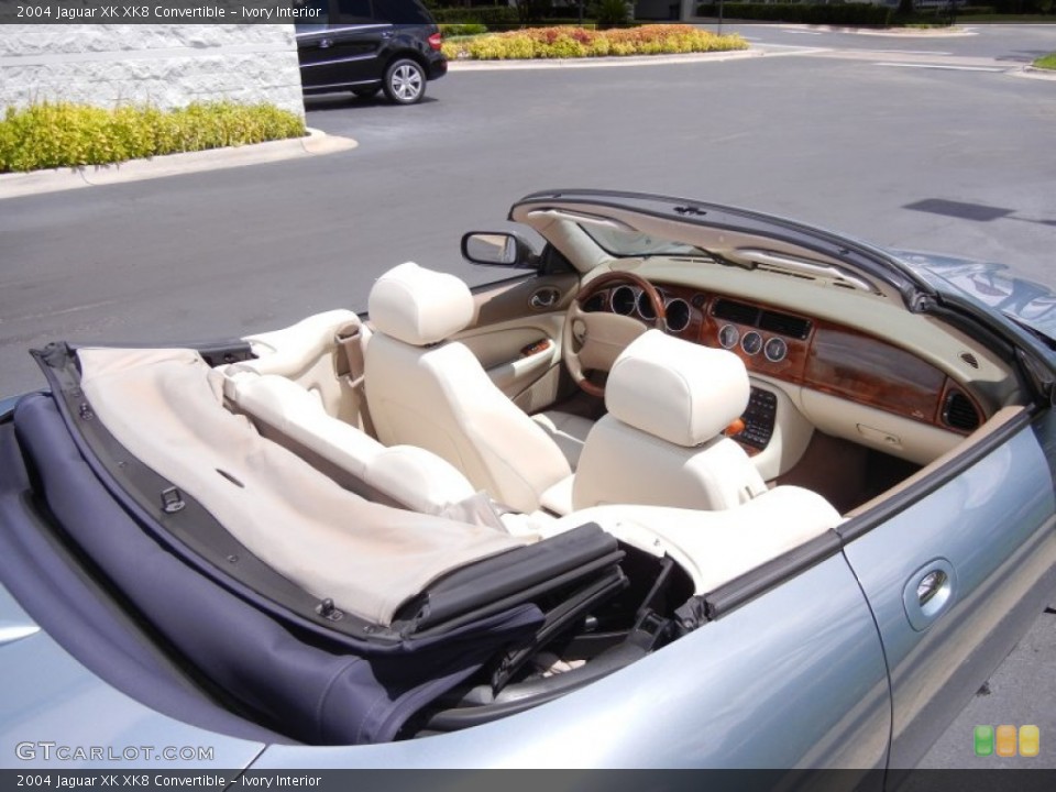 Ivory Interior Photo for the 2004 Jaguar XK XK8 Convertible #52695384