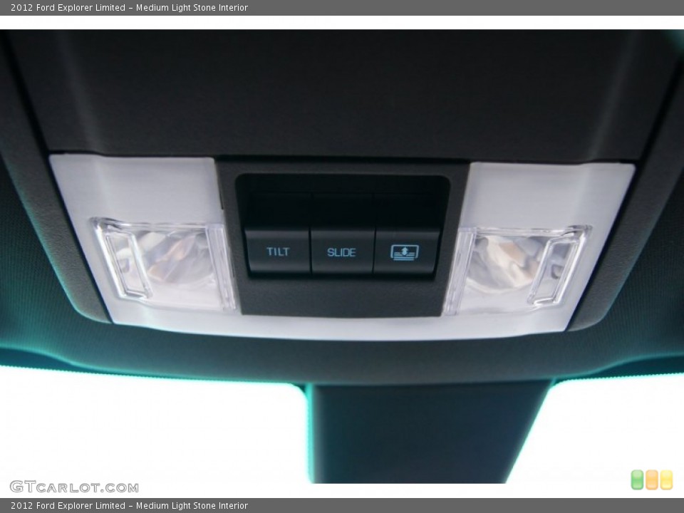 Medium Light Stone Interior Controls for the 2012 Ford Explorer Limited #52695390