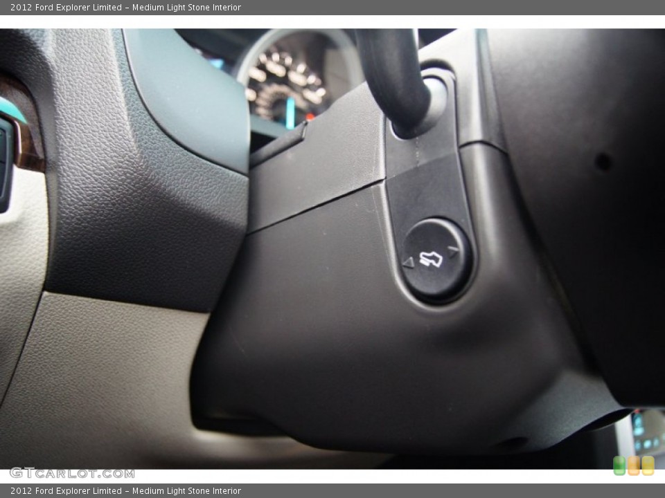 Medium Light Stone Interior Controls for the 2012 Ford Explorer Limited #52695426