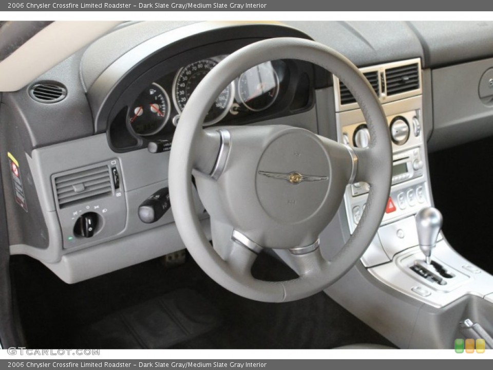 Dark Slate Gray/Medium Slate Gray Interior Steering Wheel for the 2006 Chrysler Crossfire Limited Roadster #52696638