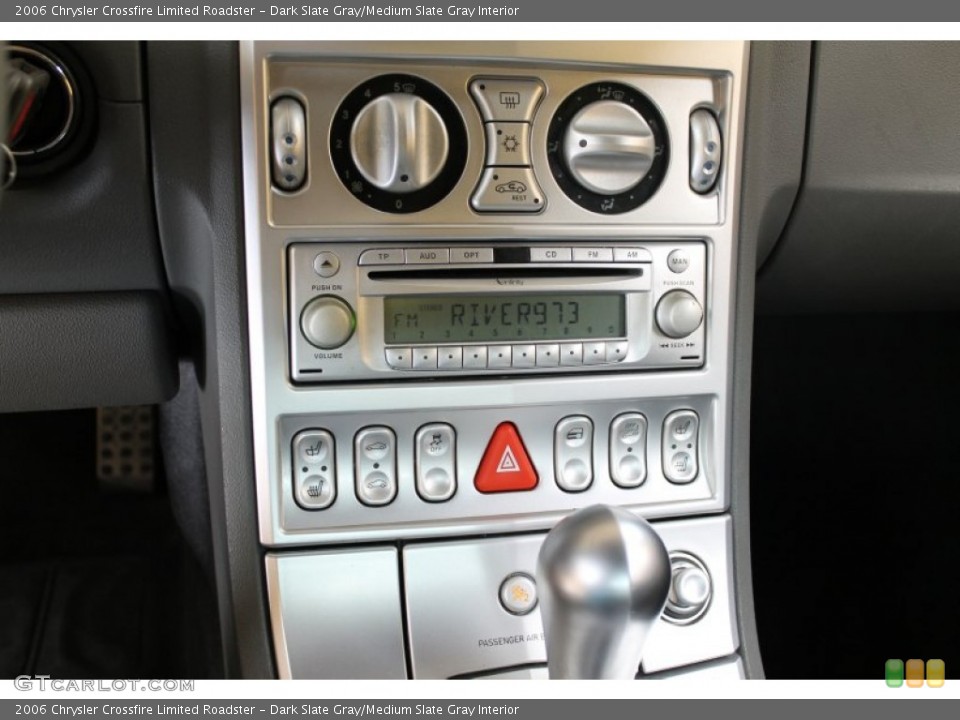 Dark Slate Gray/Medium Slate Gray Interior Controls for the 2006 Chrysler Crossfire Limited Roadster #52696671