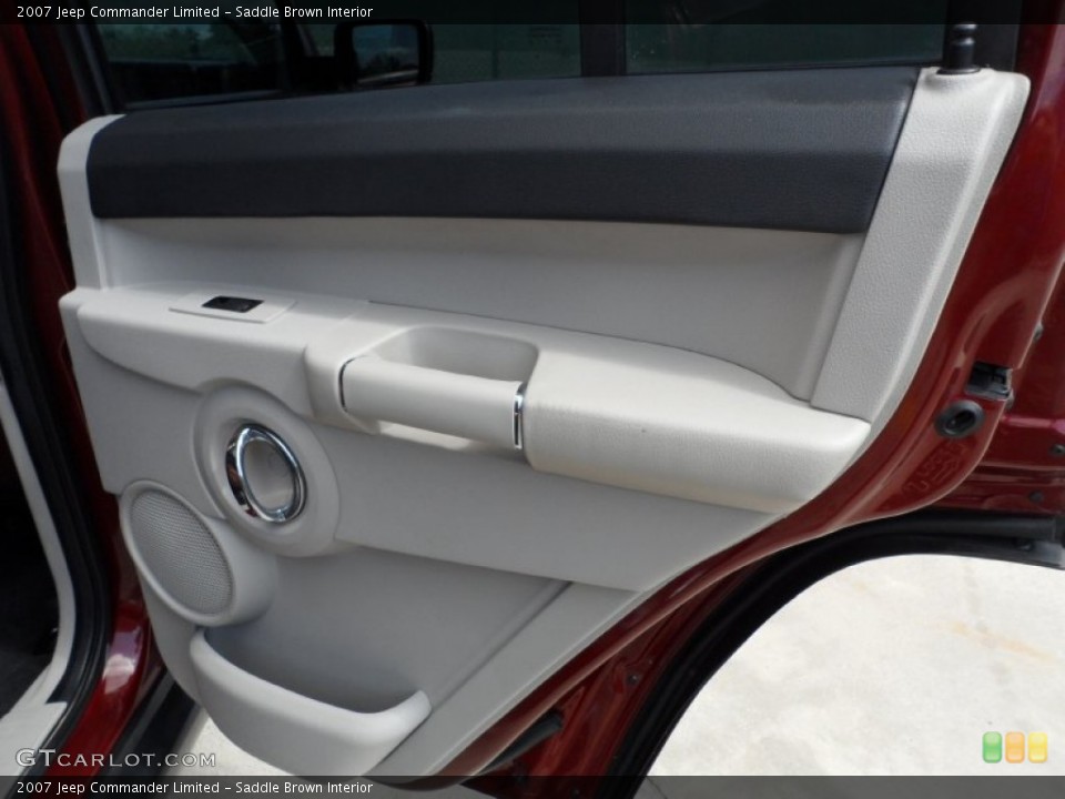 Saddle Brown Interior Door Panel for the 2007 Jeep Commander Limited #52699428