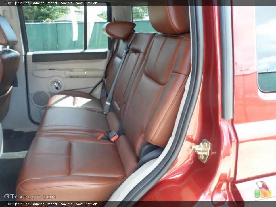 Saddle Brown Interior Photo for the 2007 Jeep Commander Limited #52699506