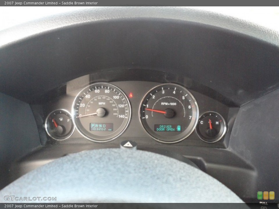 Saddle Brown Interior Gauges for the 2007 Jeep Commander Limited #52699692