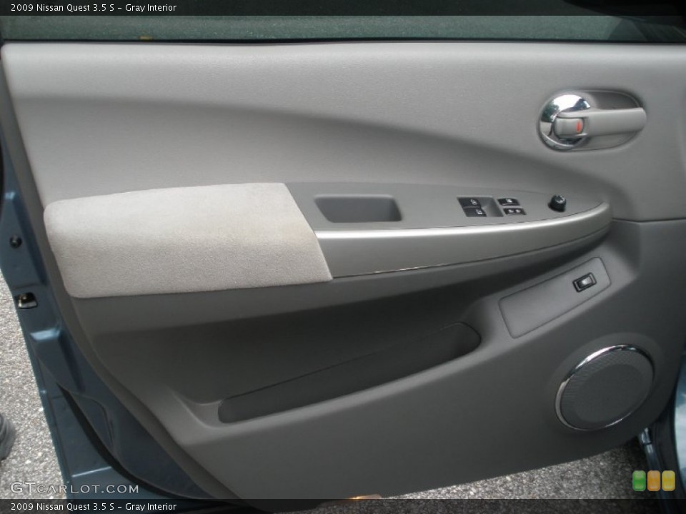 Gray Interior Door Panel for the 2009 Nissan Quest 3.5 S #52701486