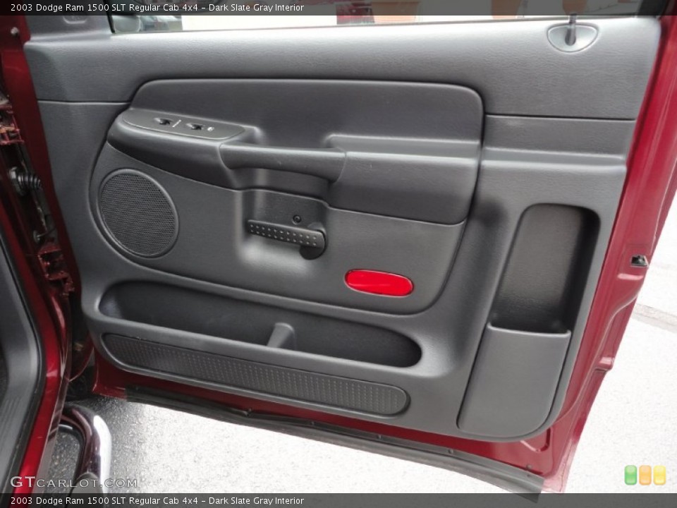 Dark Slate Gray Interior Door Panel for the 2003 Dodge Ram 1500 SLT Regular Cab 4x4 #52702653