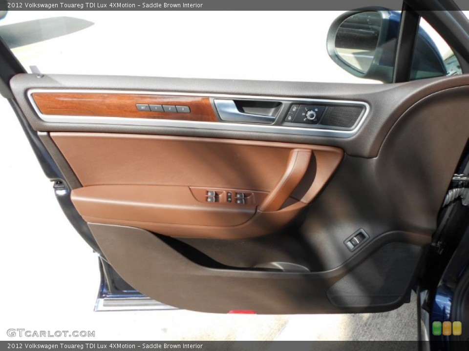 Saddle Brown Interior Door Panel for the 2012 Volkswagen Touareg TDI Lux 4XMotion #52704345