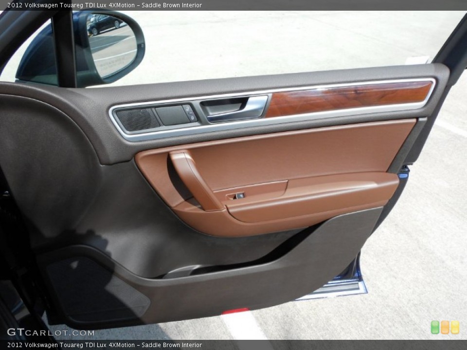 Saddle Brown Interior Door Panel for the 2012 Volkswagen Touareg TDI Lux 4XMotion #52704372