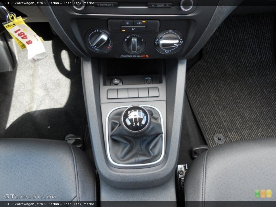Titan Black Interior Transmission for the 2012 Volkswagen Jetta SE Sedan #52704834