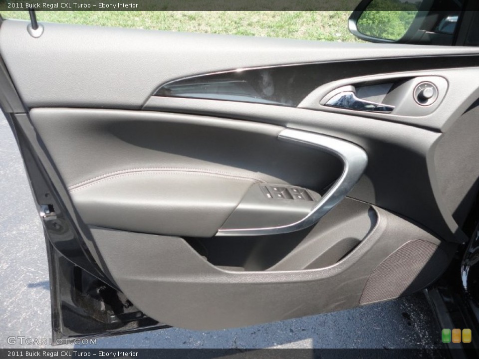 Ebony Interior Door Panel for the 2011 Buick Regal CXL Turbo #52705518