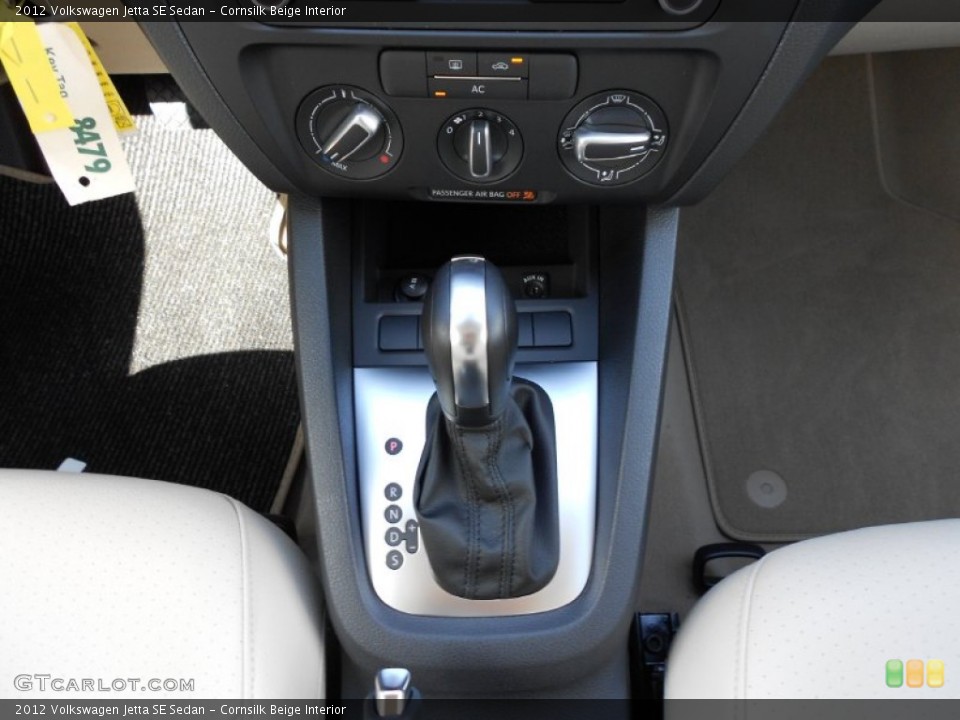 Cornsilk Beige Interior Transmission for the 2012 Volkswagen Jetta SE Sedan #52705794