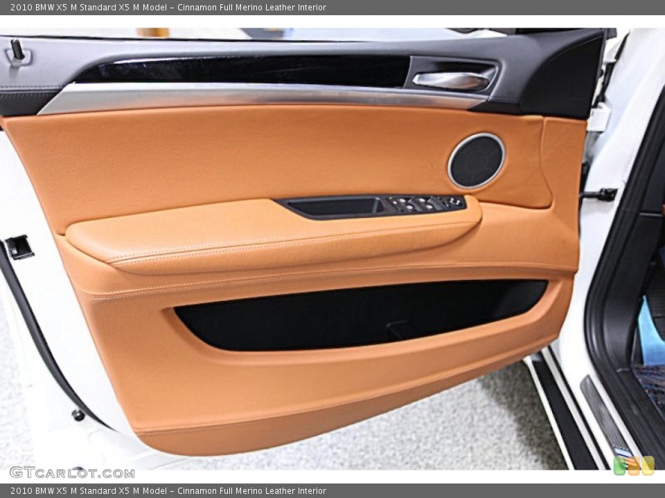 Cinnamon Full Merino Leather Interior Door Panel for the 2010 BMW X5 M  #52706490