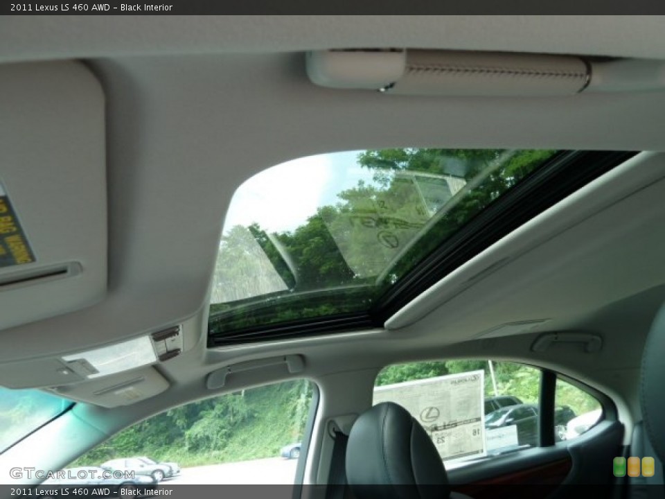 Black Interior Sunroof for the 2011 Lexus LS 460 AWD #52706745