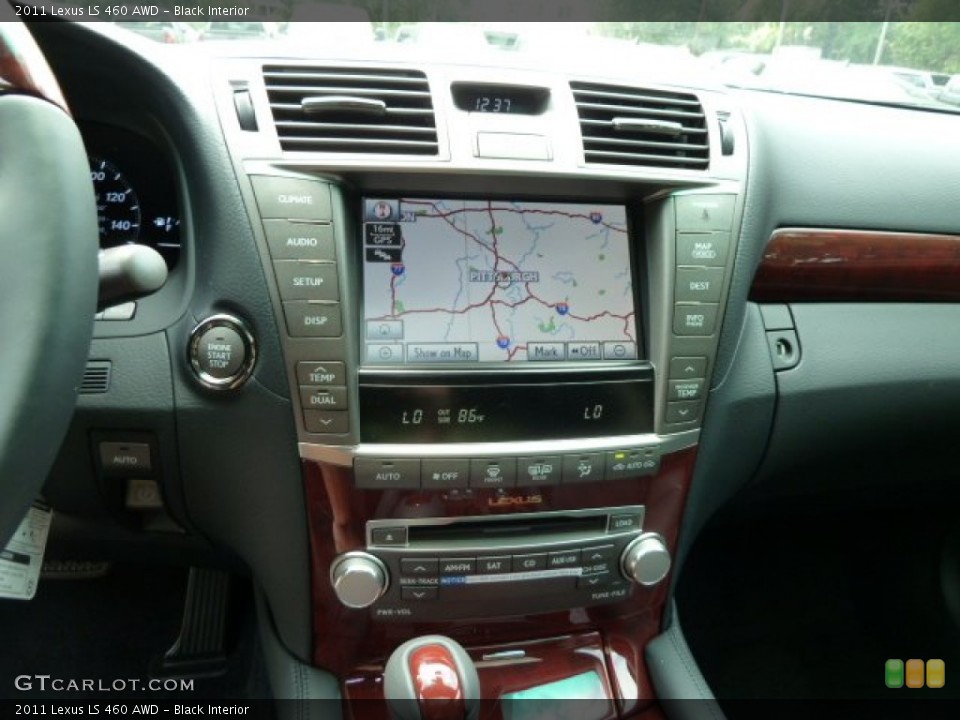 Black Interior Controls for the 2011 Lexus LS 460 AWD #52706775