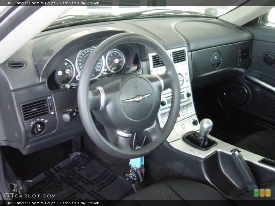 Dark Slate Gray Interior Dashboard for the 2007 Chrysler Crossfire Coupe #527070