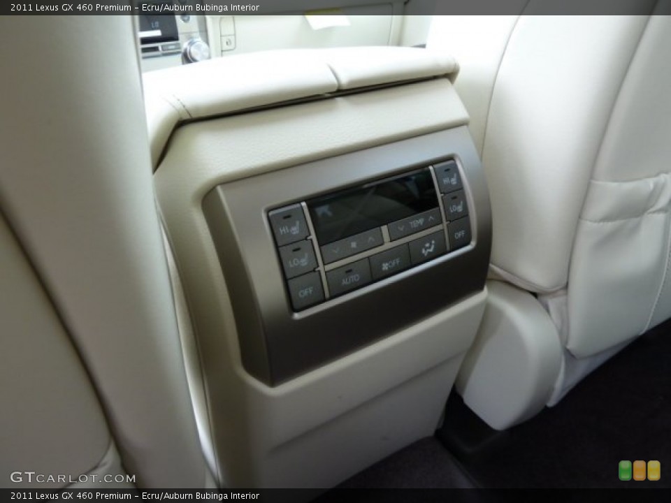 Ecru/Auburn Bubinga Interior Controls for the 2011 Lexus GX 460 Premium #52707006