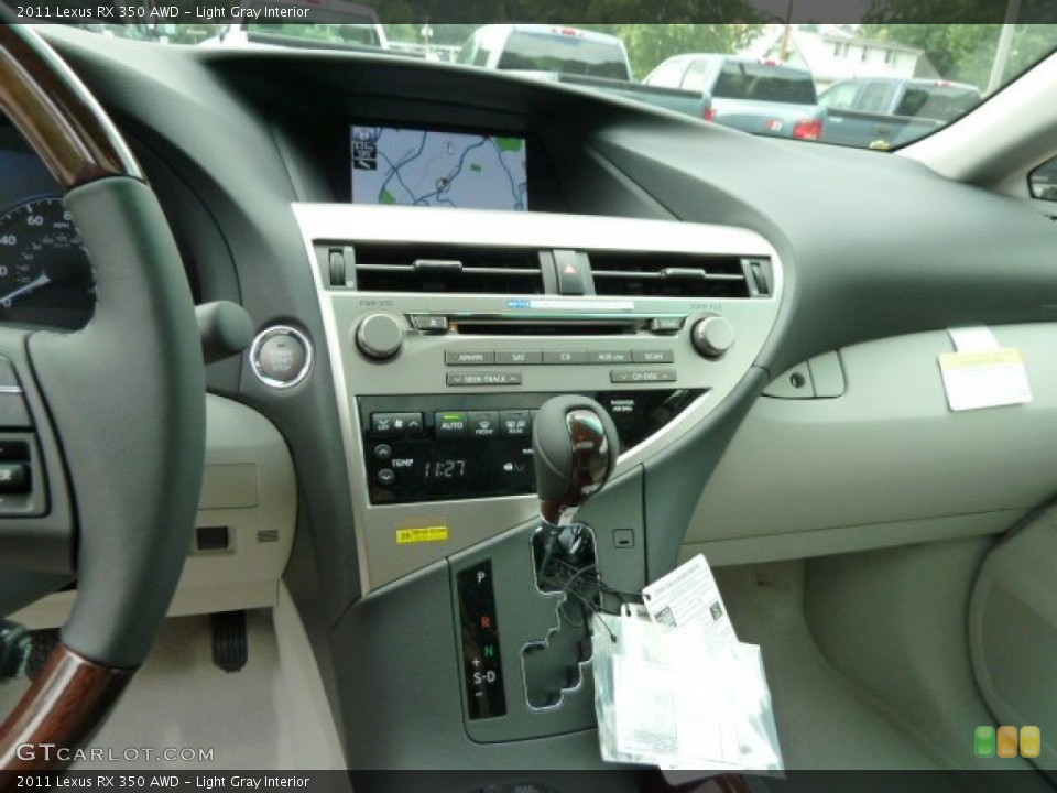 Light Gray Interior Controls for the 2011 Lexus RX 350 AWD #52707336