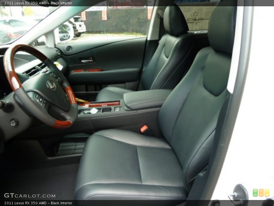 Black Interior Photo for the 2011 Lexus RX 350 AWD #52707840