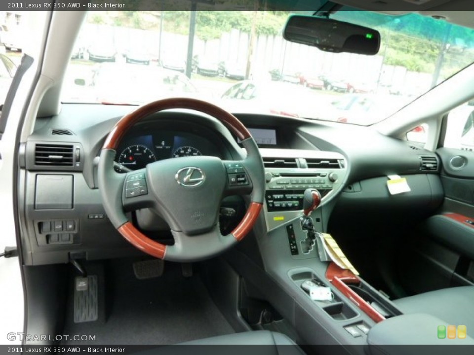 Black Interior Photo for the 2011 Lexus RX 350 AWD #52707876