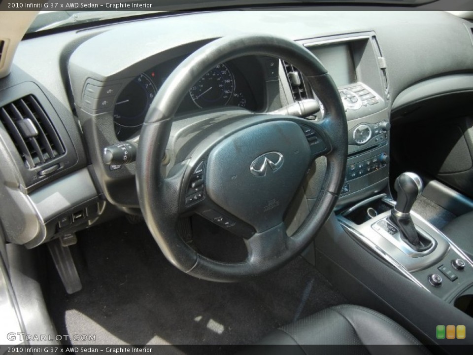 Graphite Interior Photo for the 2010 Infiniti G 37 x AWD Sedan #52711080