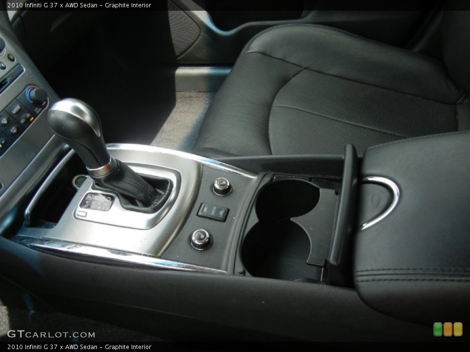 Graphite Interior Transmission for the 2010 Infiniti G 37 x AWD Sedan #52711230
