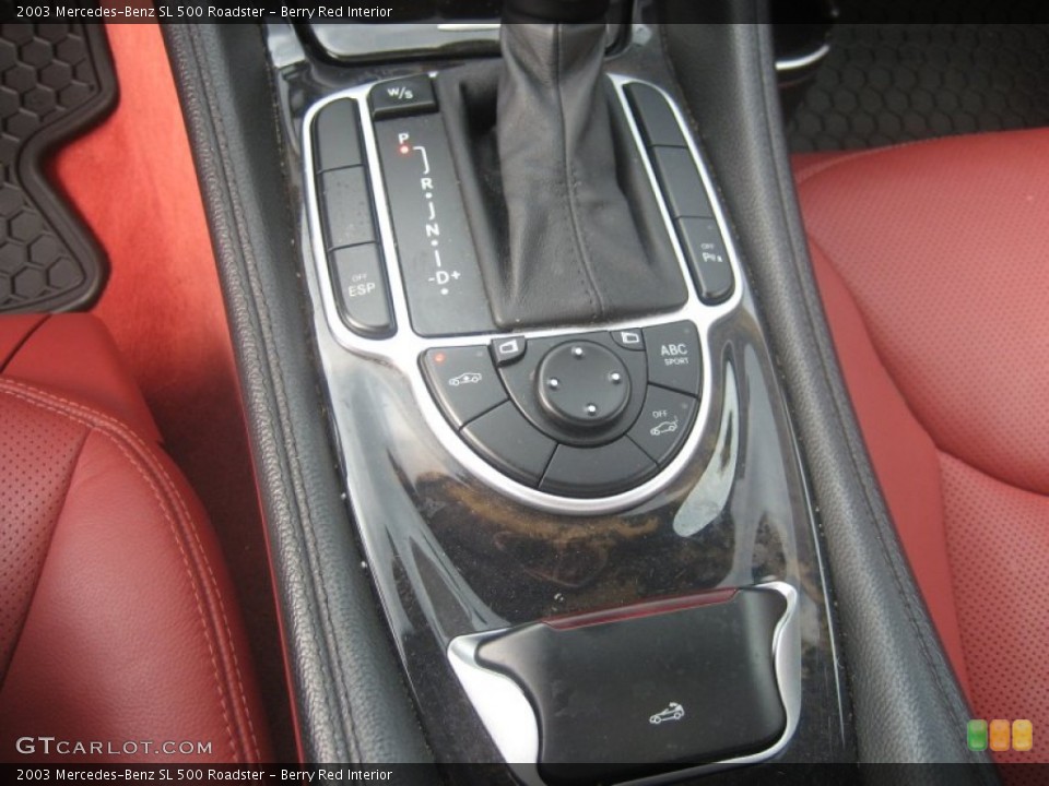 Berry Red Interior Transmission for the 2003 Mercedes-Benz SL 500 Roadster #52715424