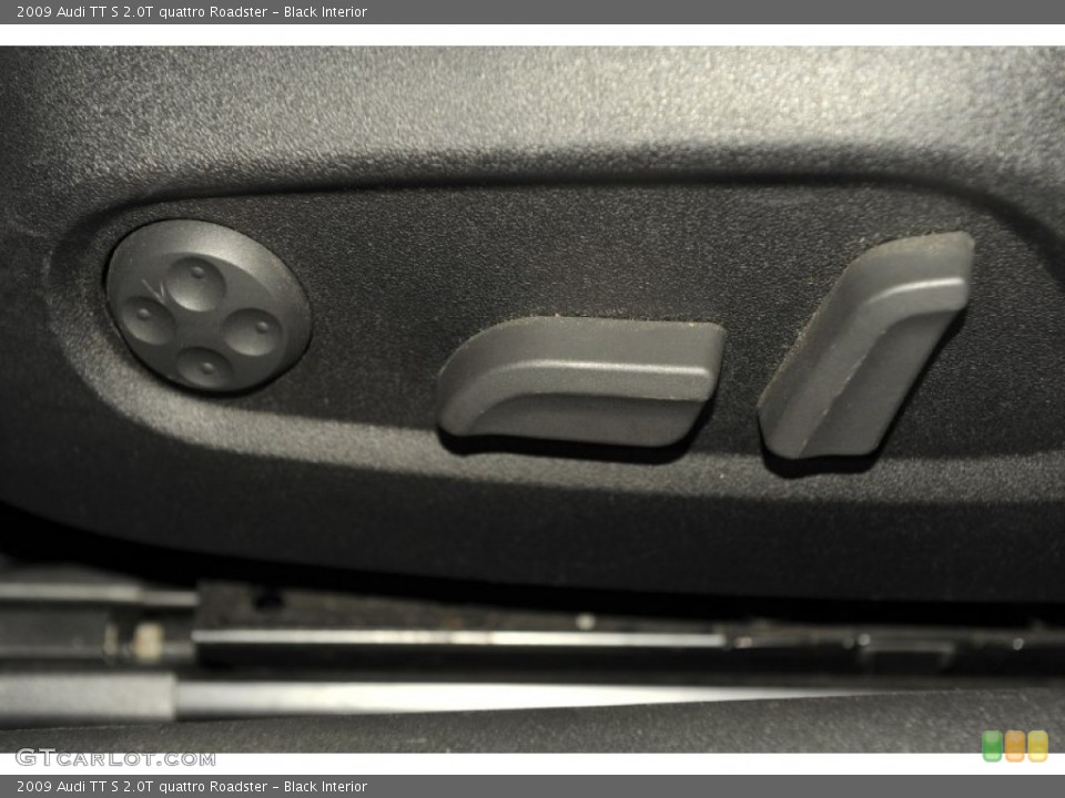 Black Interior Controls for the 2009 Audi TT S 2.0T quattro Roadster #52715703