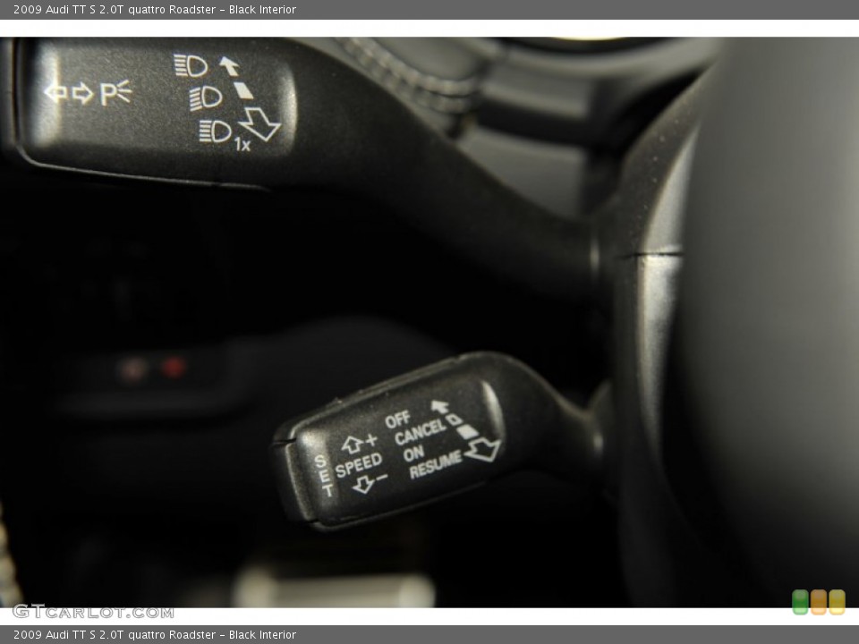 Black Interior Controls for the 2009 Audi TT S 2.0T quattro Roadster #52715886