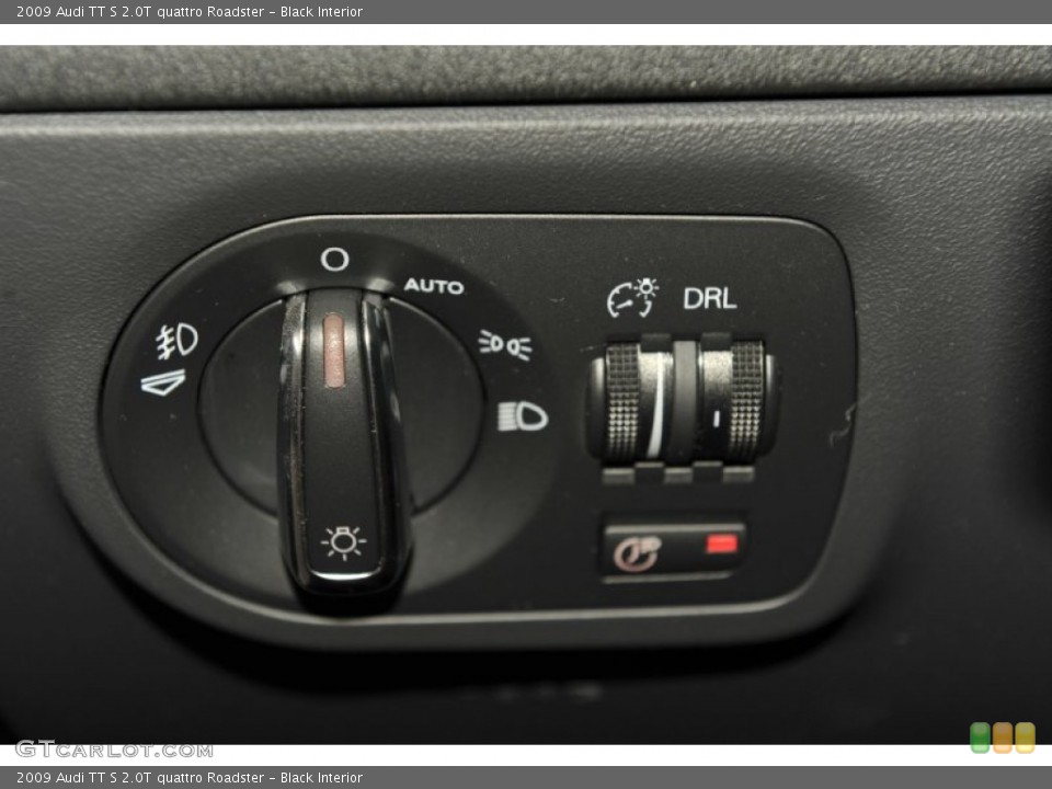 Black Interior Controls for the 2009 Audi TT S 2.0T quattro Roadster #52715901