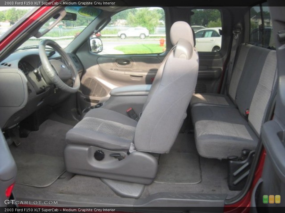 Medium Graphite Grey Interior Photo for the 2003 Ford F150 XLT SuperCab #52715907