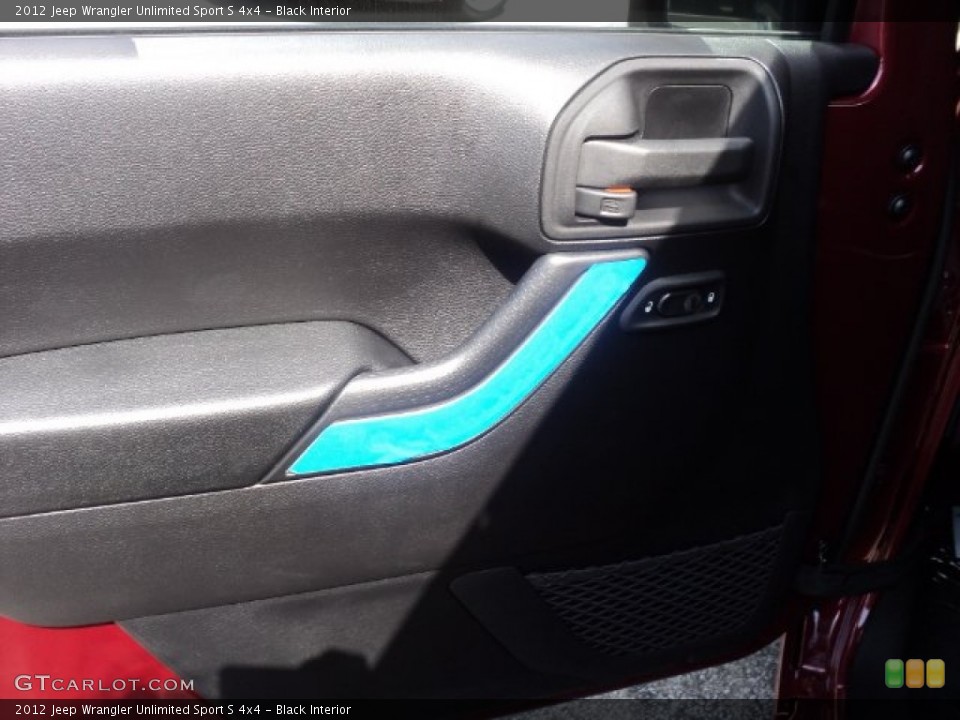Black Interior Door Panel for the 2012 Jeep Wrangler Unlimited Sport S 4x4 #52716744