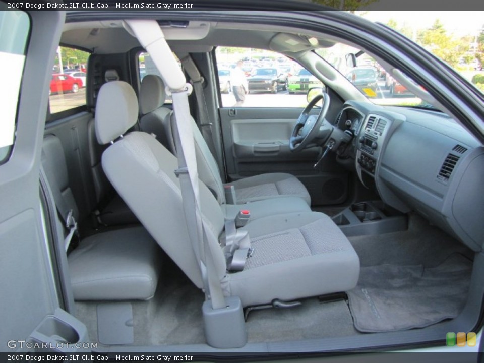 Medium Slate Gray Interior Photo for the 2007 Dodge Dakota SLT Club Cab #52718124
