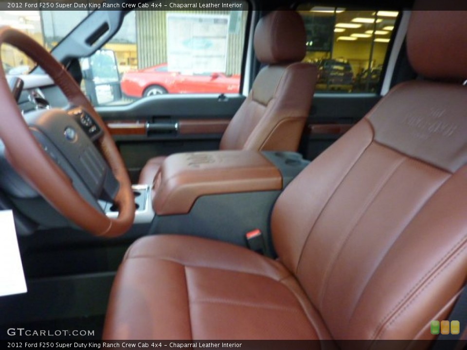 Chaparral Leather Interior Photo for the 2012 Ford F250 Super Duty King Ranch Crew Cab 4x4 #52718862