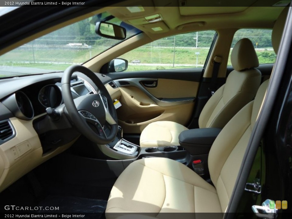 Beige Interior Photo for the 2012 Hyundai Elantra Limited #52719474