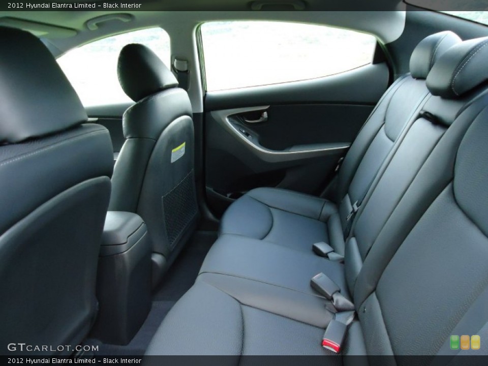 Black Interior Photo for the 2012 Hyundai Elantra Limited #52720200