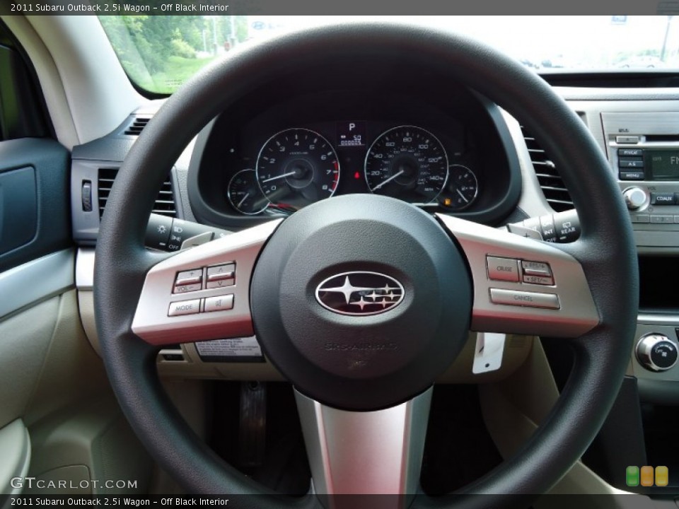 Off Black Interior Steering Wheel for the 2011 Subaru Outback 2.5i Wagon #52720410