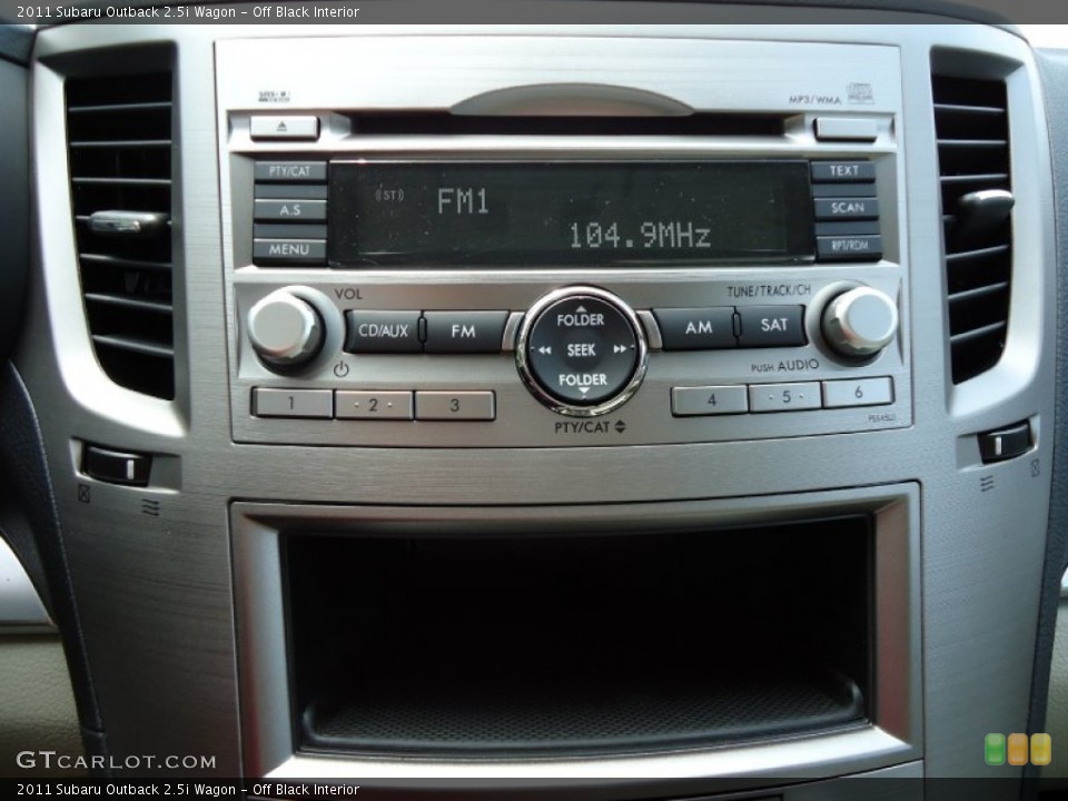 Off Black Interior Controls for the 2011 Subaru Outback 2.5i Wagon #52720434