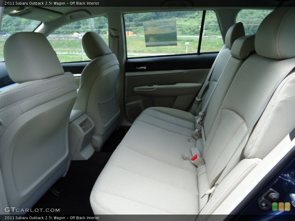 Off Black Interior Photo for the 2011 Subaru Outback 2.5i Wagon #52720485
