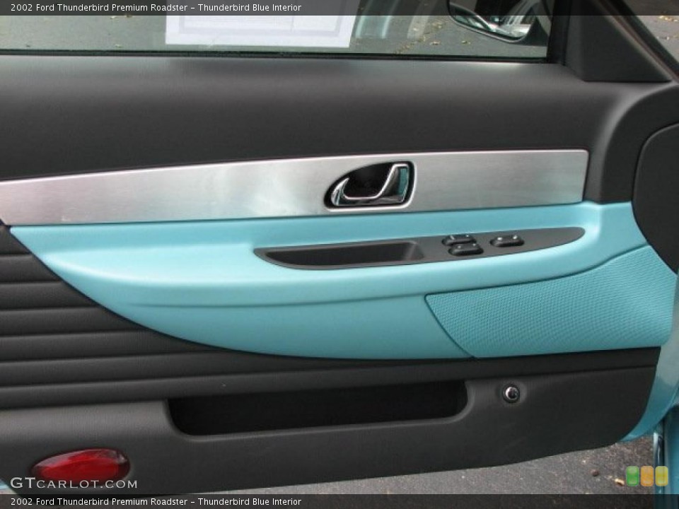 Thunderbird Blue Interior Door Panel for the 2002 Ford Thunderbird Premium Roadster #52726116