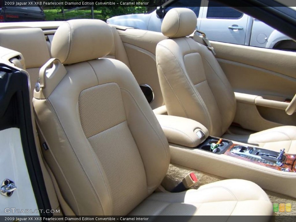 Caramel Interior Photo for the 2009 Jaguar XK XK8 Pearlescent Diamond Edition Convertible #52727684