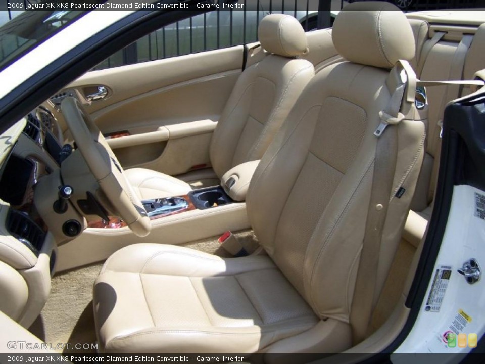Caramel Interior Photo for the 2009 Jaguar XK XK8 Pearlescent Diamond Edition Convertible #52727756