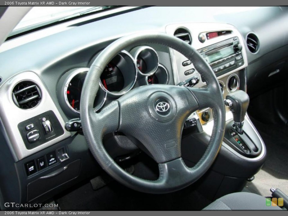 Dark Gray Interior Photo for the 2006 Toyota Matrix XR AWD #52727936