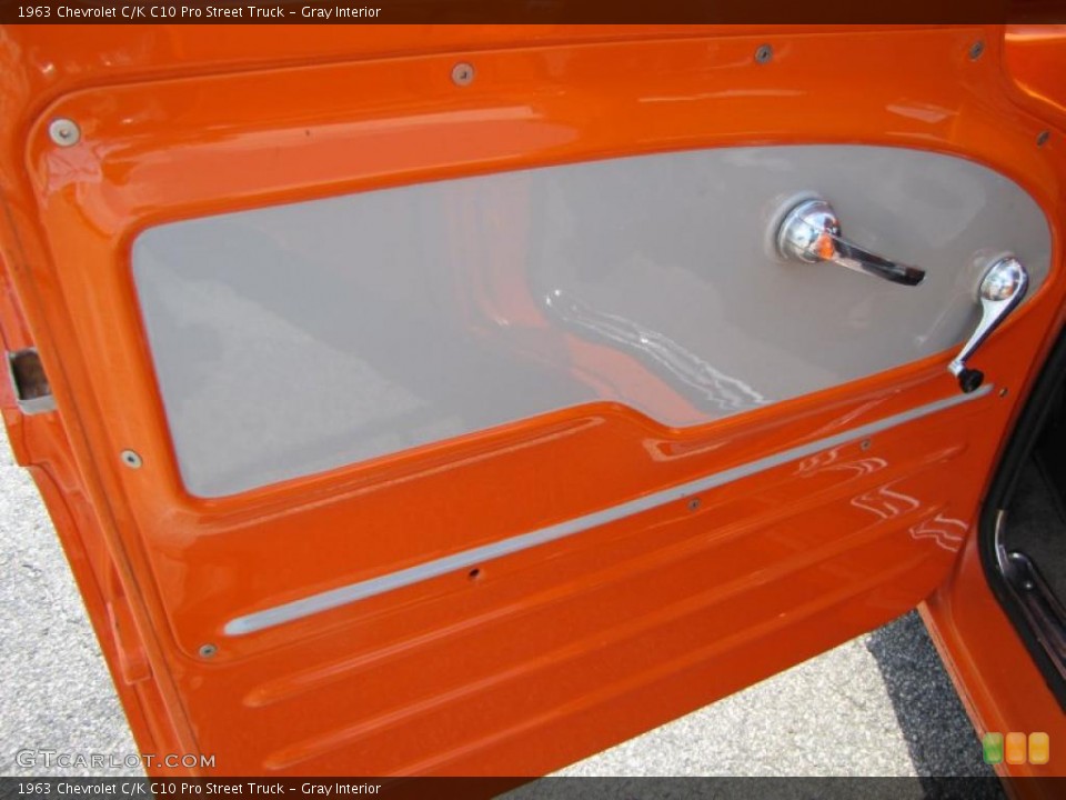 Gray Interior Door Panel for the 1963 Chevrolet C/K C10 Pro Street Truck #52730596