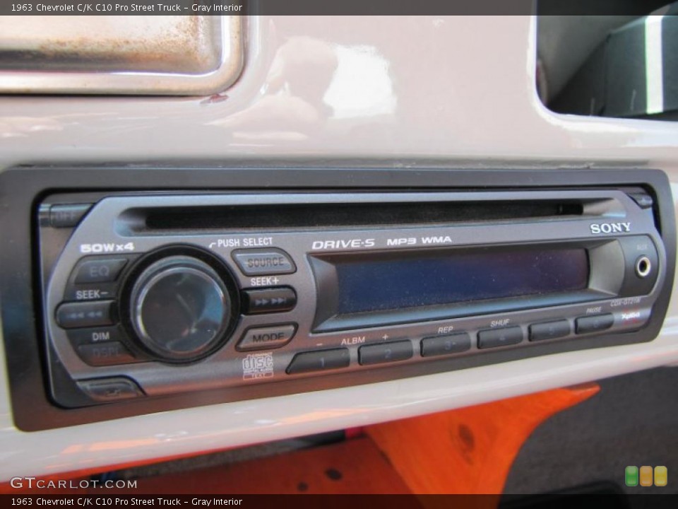 Gray Interior Audio System for the 1963 Chevrolet C/K C10 Pro Street Truck #52730712