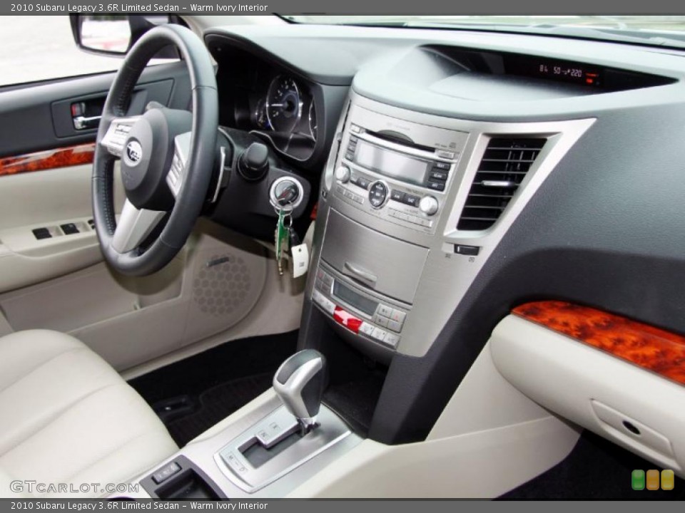 Warm Ivory Interior Dashboard for the 2010 Subaru Legacy 3.6R Limited Sedan #52731688